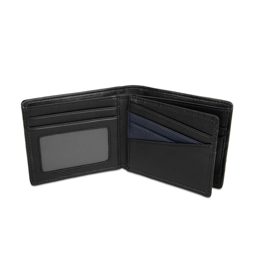 Grayson Leather Bi-fold Wallet with Extra Flap (RFID)