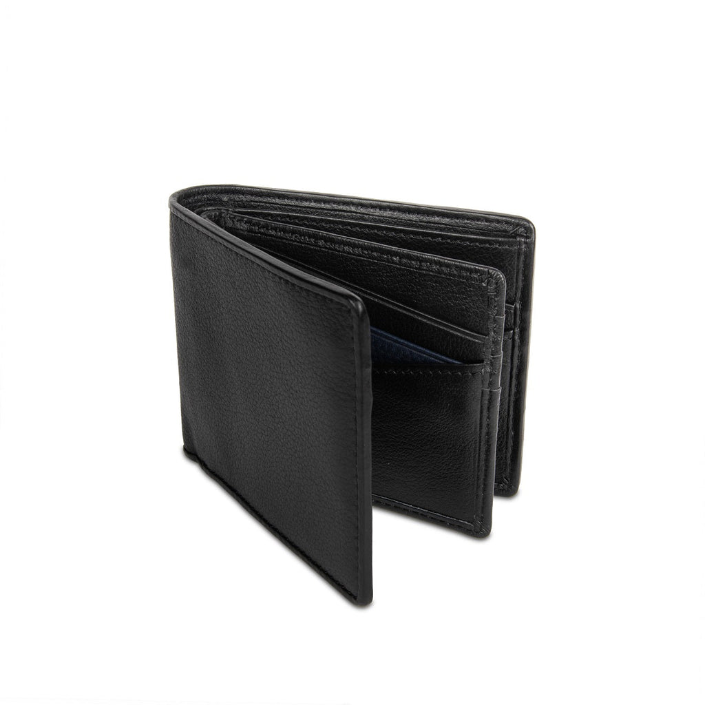 Grayson Leather Bi-fold Wallet with Extra Flap (RFID)