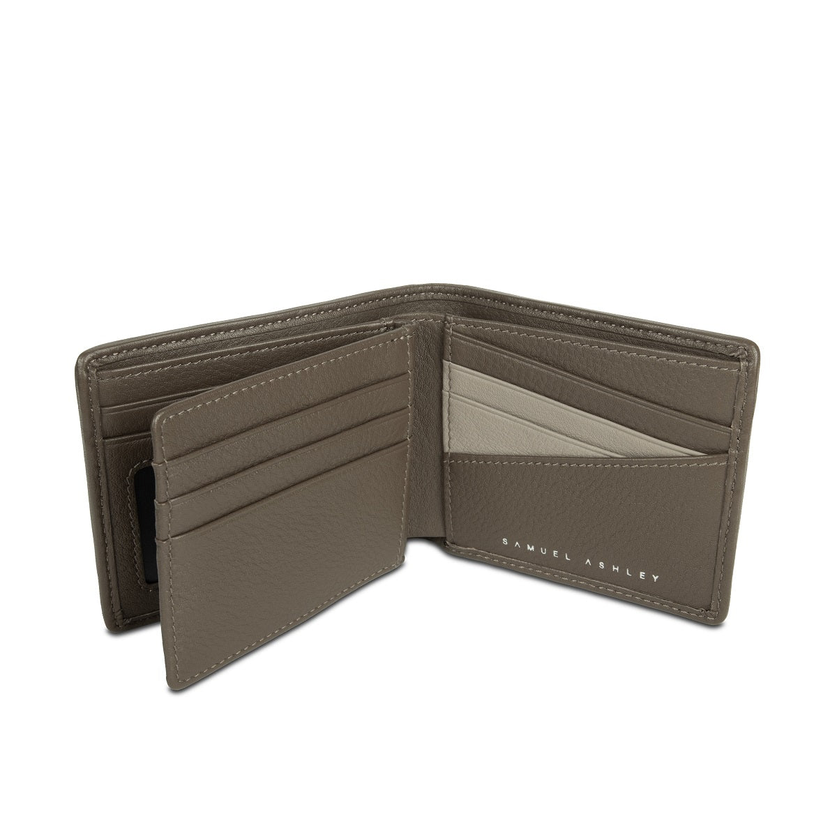 Grayson Leather Bi-fold Wallet with Extra Flap (RFID)