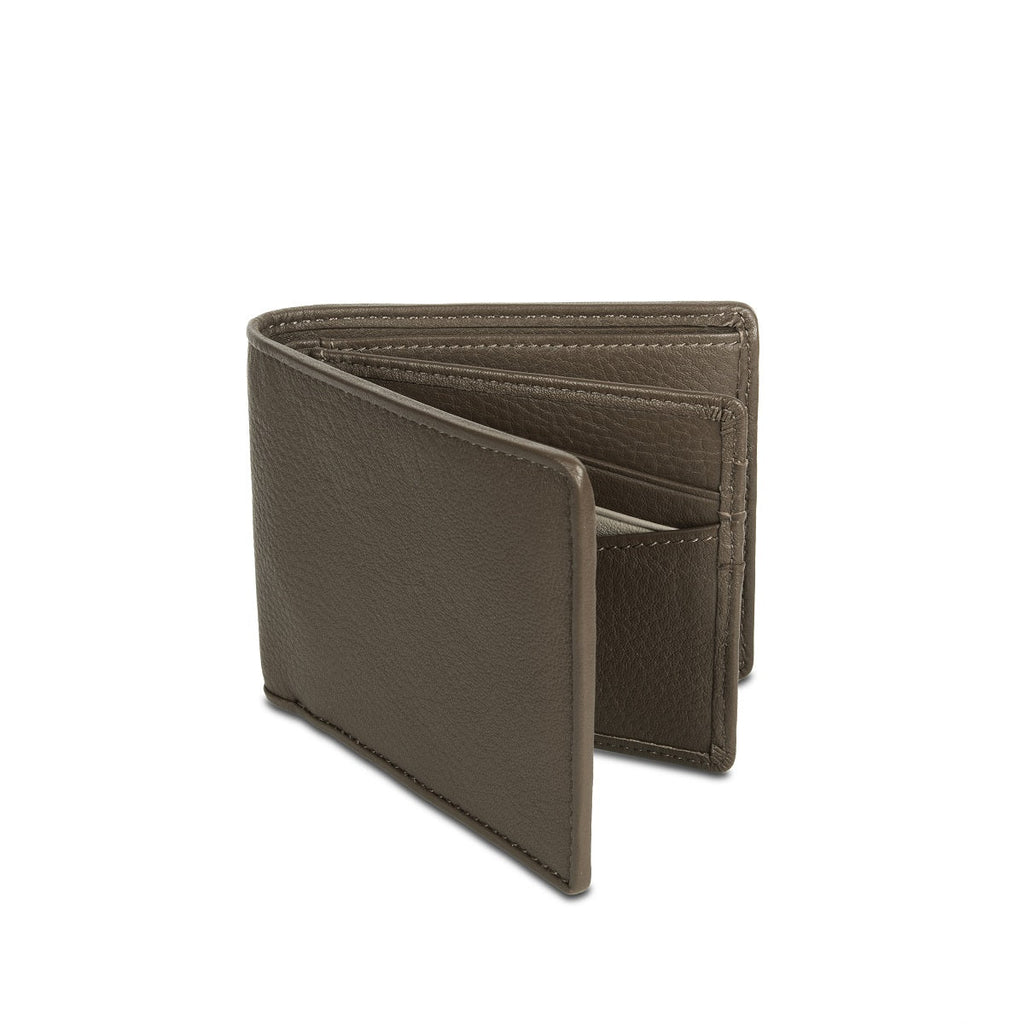Grayson Leather Bi-fold Wallet with Extra Flap (RFID)