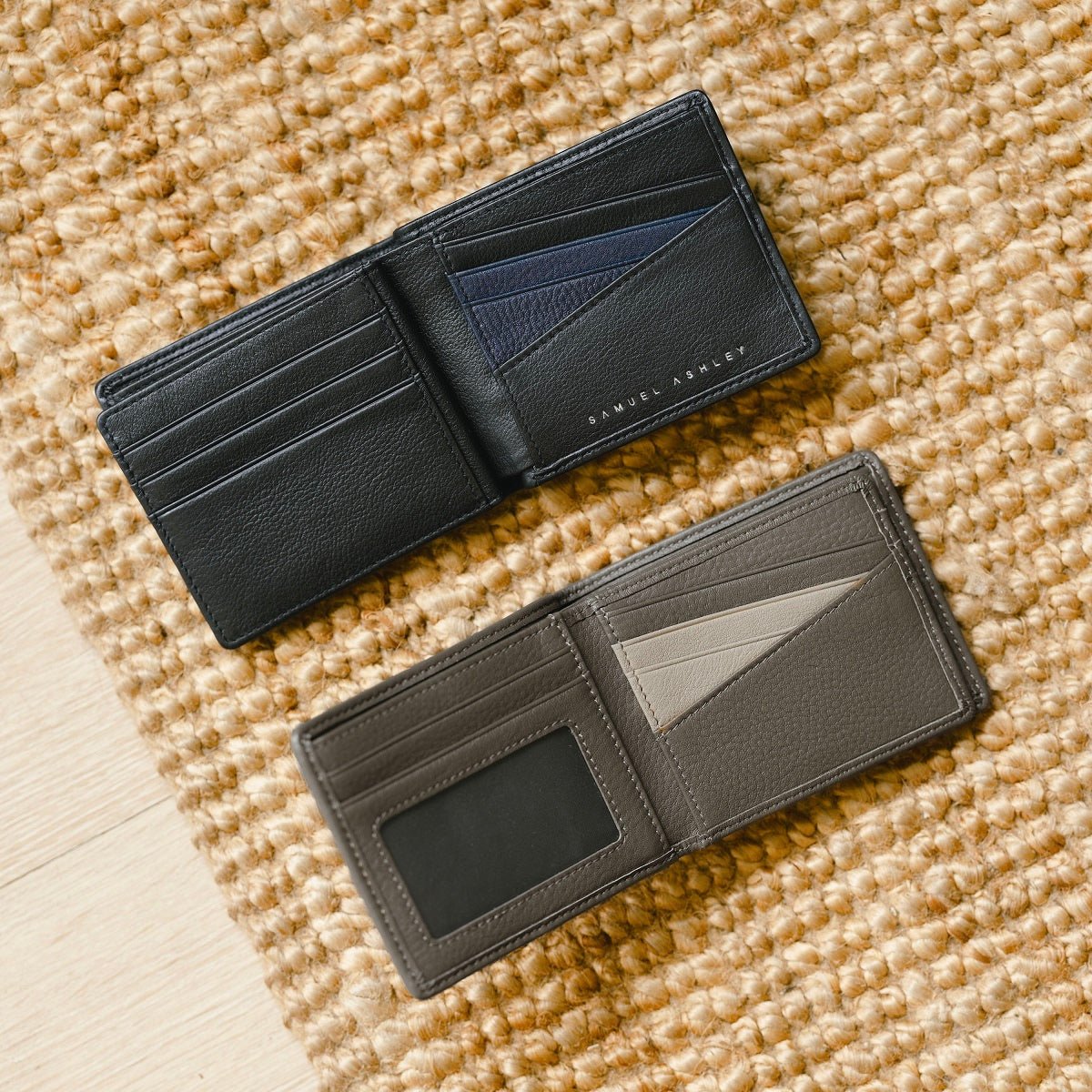 Grayson Leather Bi-fold Wallet with Extra Flap (RFID)
